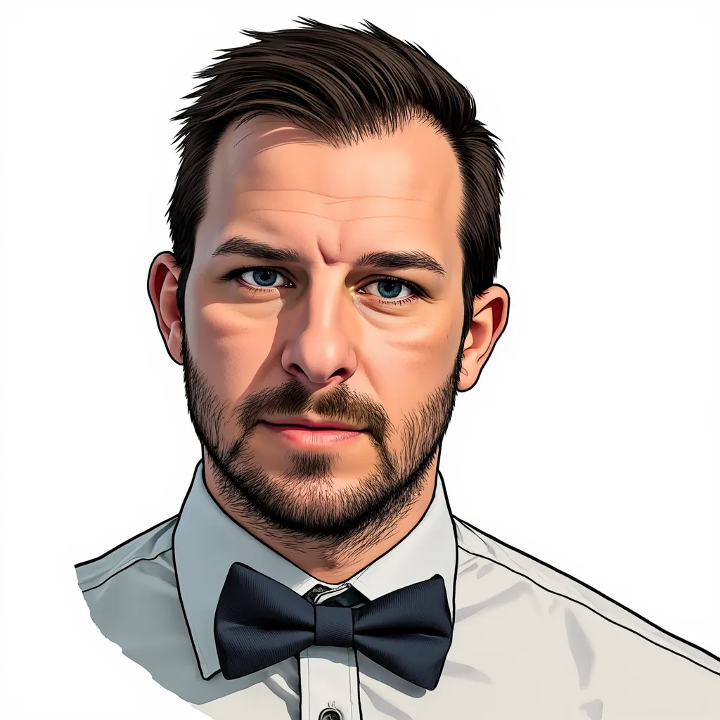 Christoph Piller – Comic Style (AI-generated with Replicate & Flux Lora)